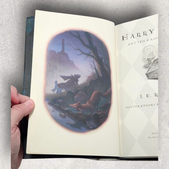 Harry Potter Half-Blood Prince Deluxe Edition 2005 HC w/ Dust Jacket - Picture 10 of 11